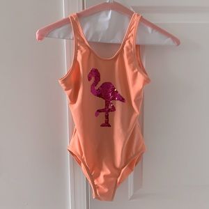 Cat & Jack reversible sequin girls swimsuit